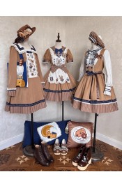 Iris De Nuit Little Chef Mouse Blouse Underbust JSK and OPs(Reservation/2 Colours/Full Payment Without Shipping)